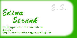 edina strunk business card